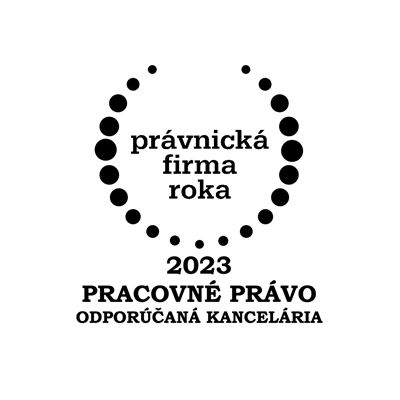 Právnická firma roka 2023 - Pracovné právo